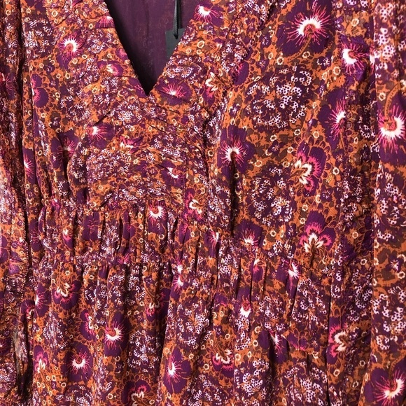 HOUSE of Harlow 1960 tiered floral mini dress - Picture 4 of 13